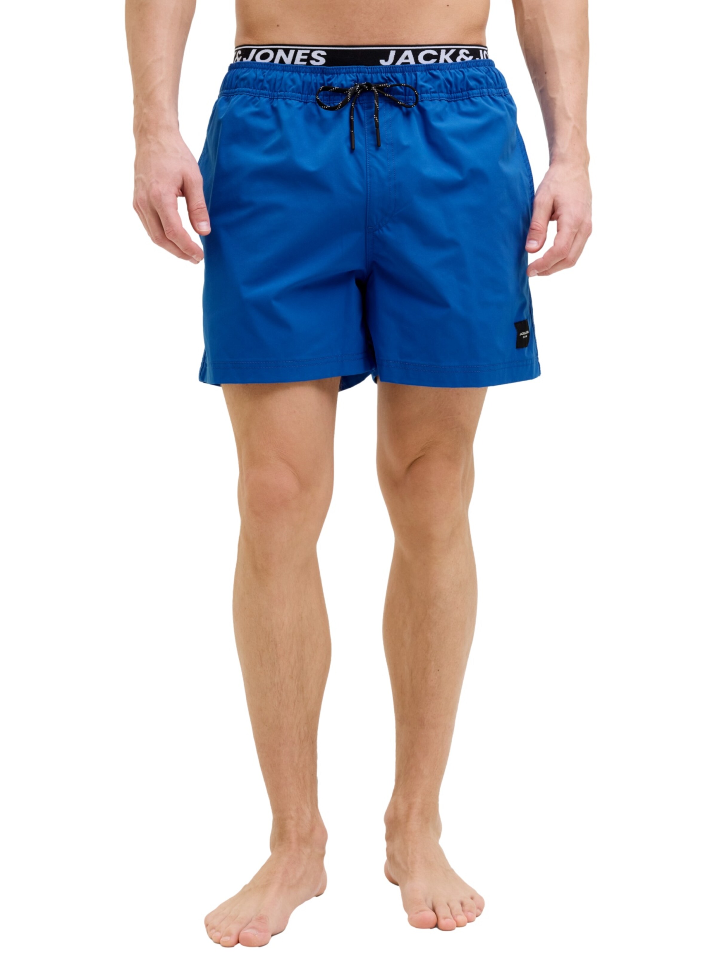 Șorturi de baie 'JPSTMaui' de la JACK & JONES pe albastru: față