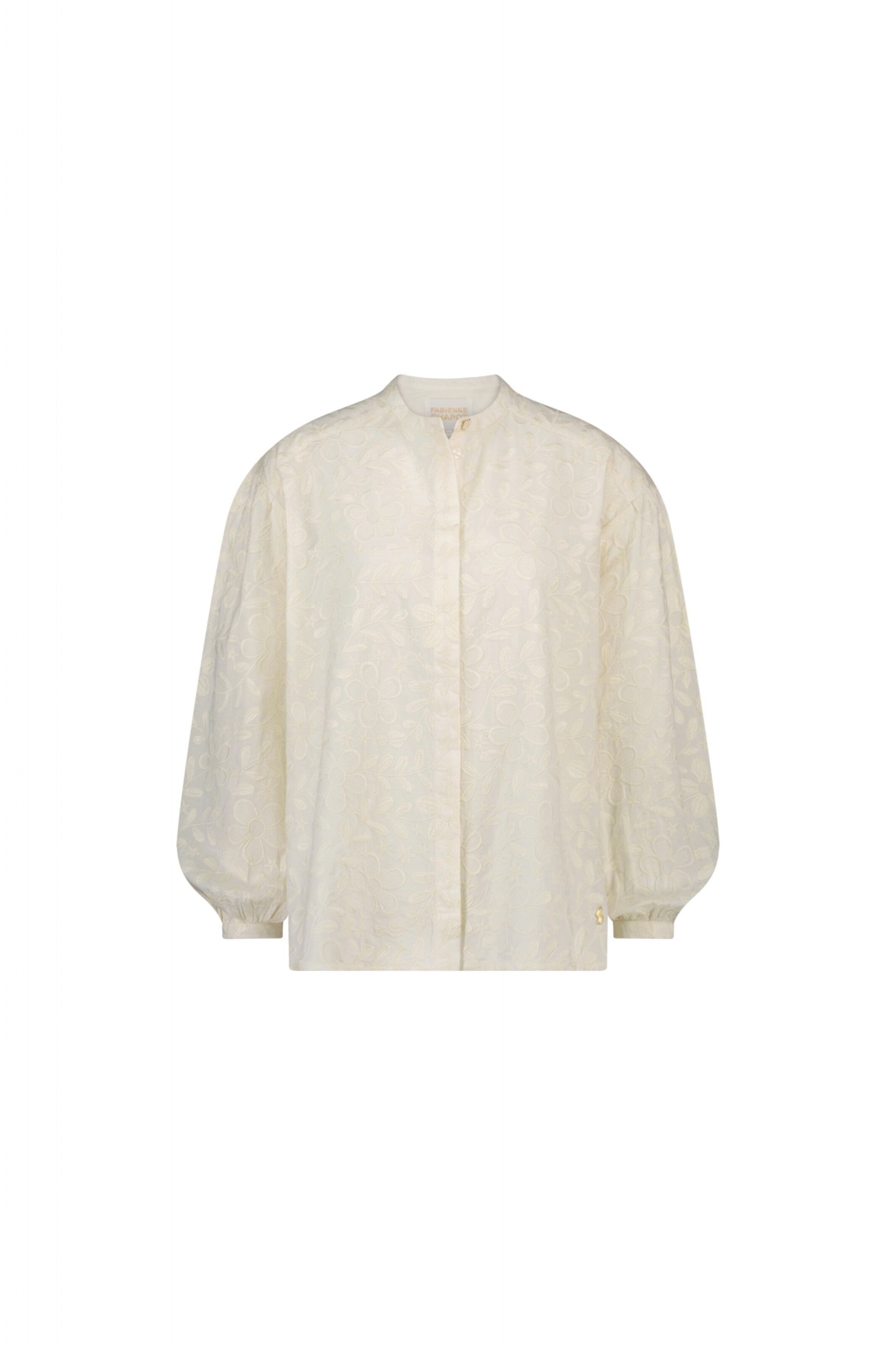 Fabienne Chapot Blouse 'Belle' in Beige: voorkant
