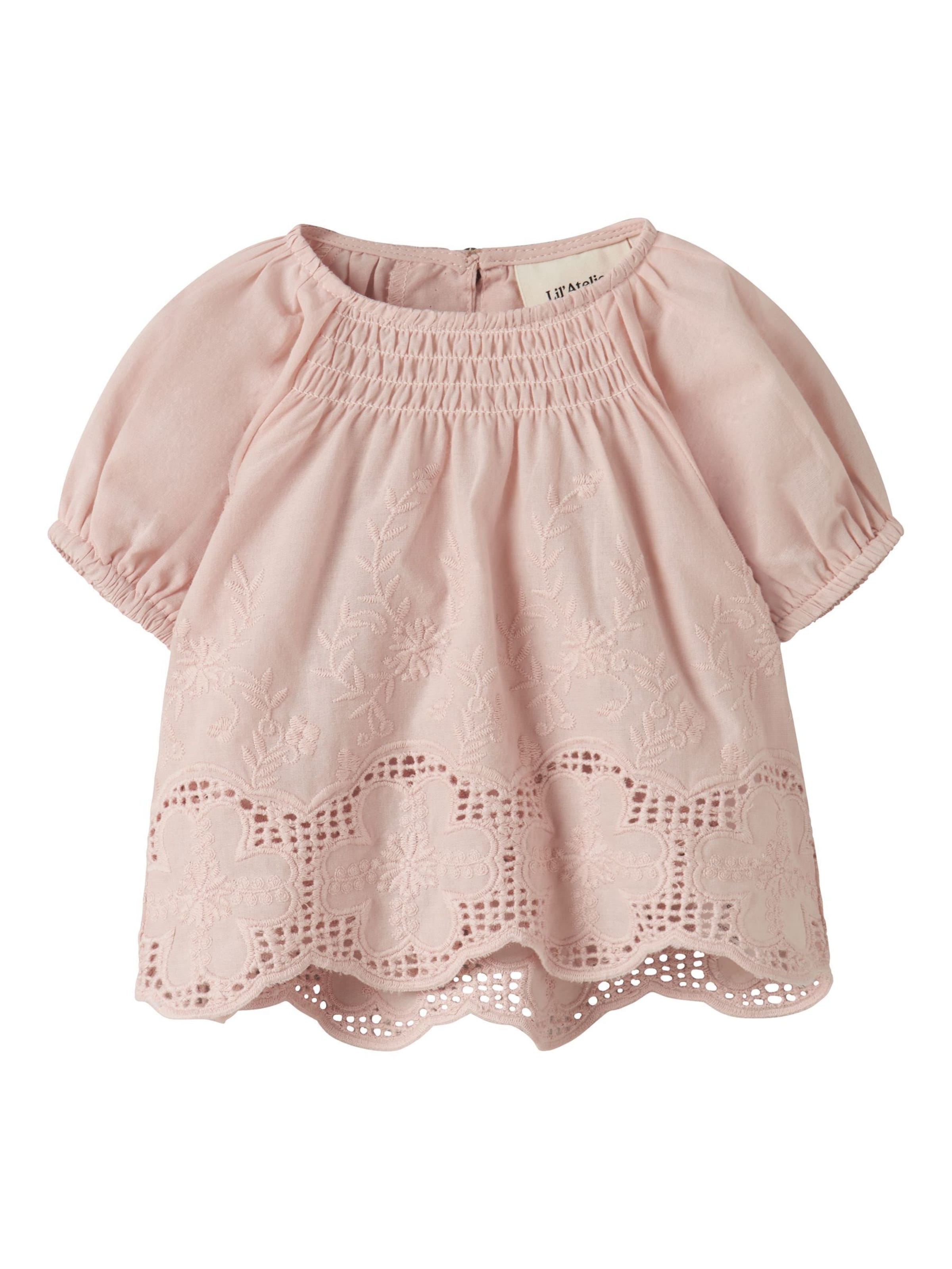 Lil'Atelier Bluse in Pink: Vorderseite
