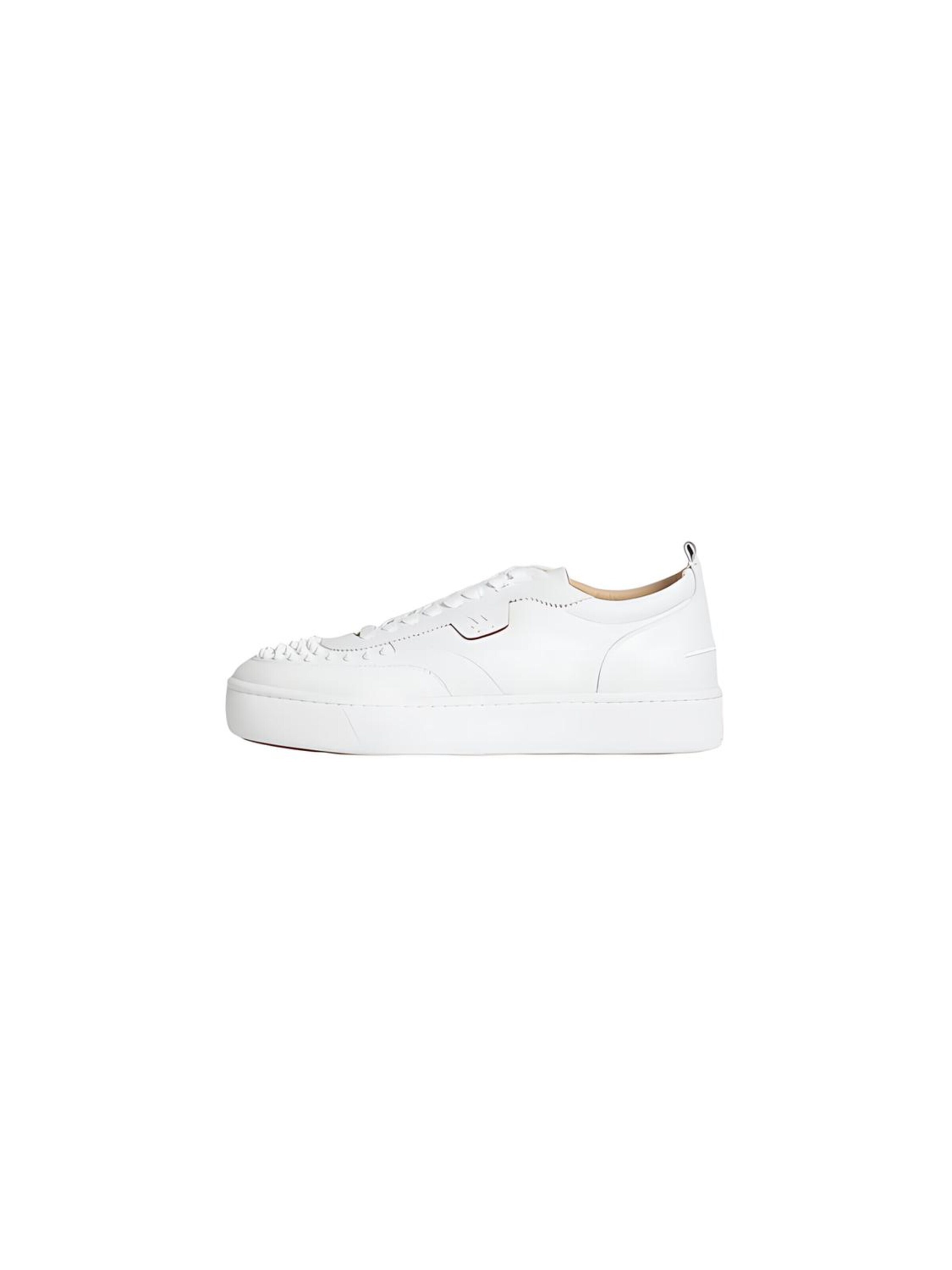 Christian Louboutin - Zapatillas deportivas bajas 'Louboutin Sneakers Herren weiß' en blanco: frente