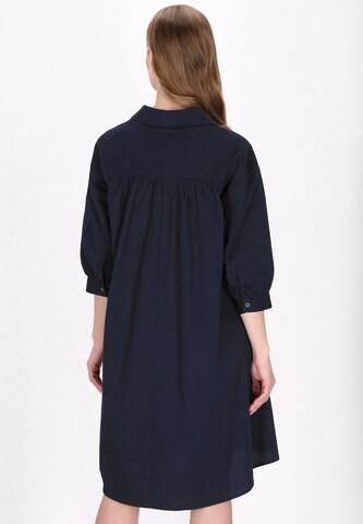 DreiMaster Klassik - Vestido camisero 'Classic Look' en azul