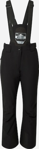 Bootcut Pantalon de sport KILLTEC en noir : devant