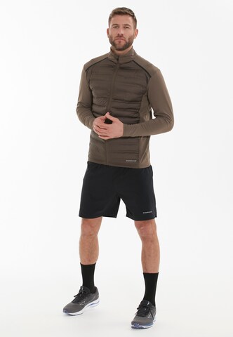 ENDURANCE Athletic Jacket 'MIDAN' in Brown