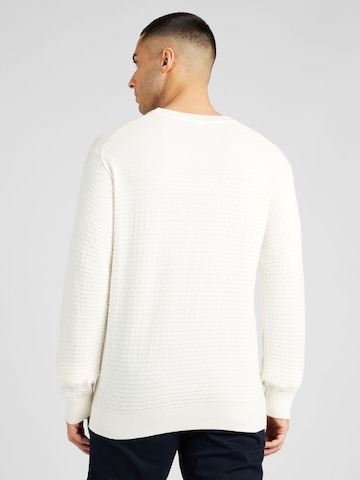 HUGO Red Sweater 'Sonderson' in White