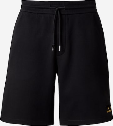 regular Pantaloni di ARMANI EXCHANGE in nero: frontale