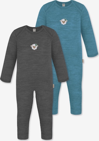 normani Strampler 'Waverly' in Blau: Vorderseite