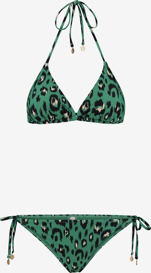 Shiwi Bikini in de kleur Beige / Groen / Zwart, Productweergave