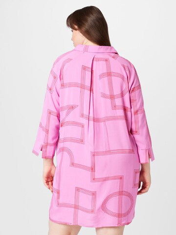 ONLY Carmakoma Blusenkleid in Lila