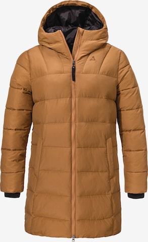 Schöffel Outdoor coat 'Boslix' in Brown: front