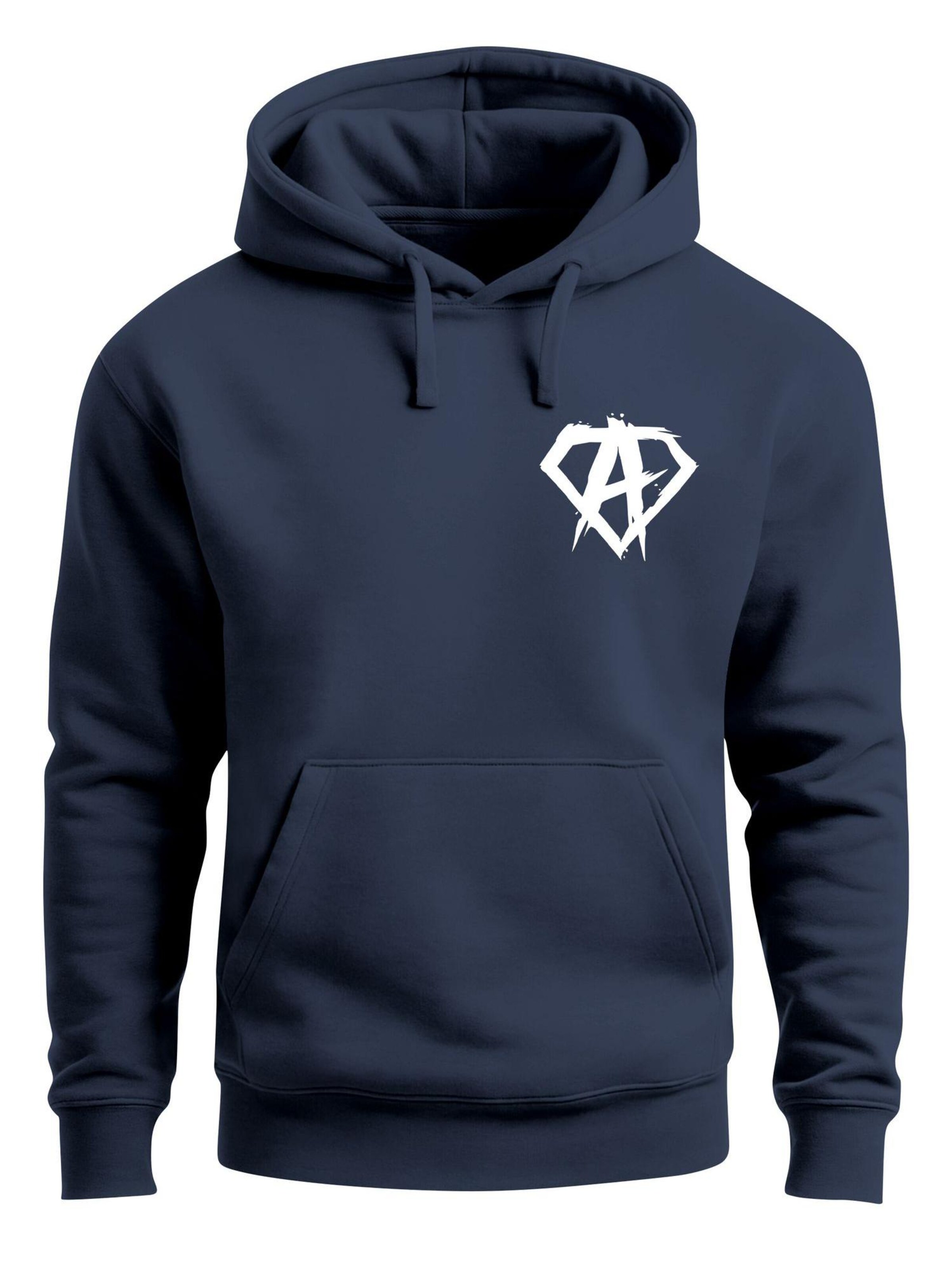 Neverless Sweatshirt 'Anarchy Gym' in Blue: front