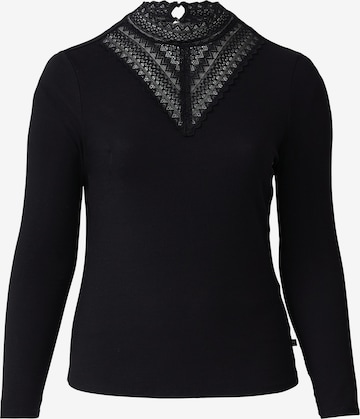 QS Shirt in Schwarz: Vorderseite