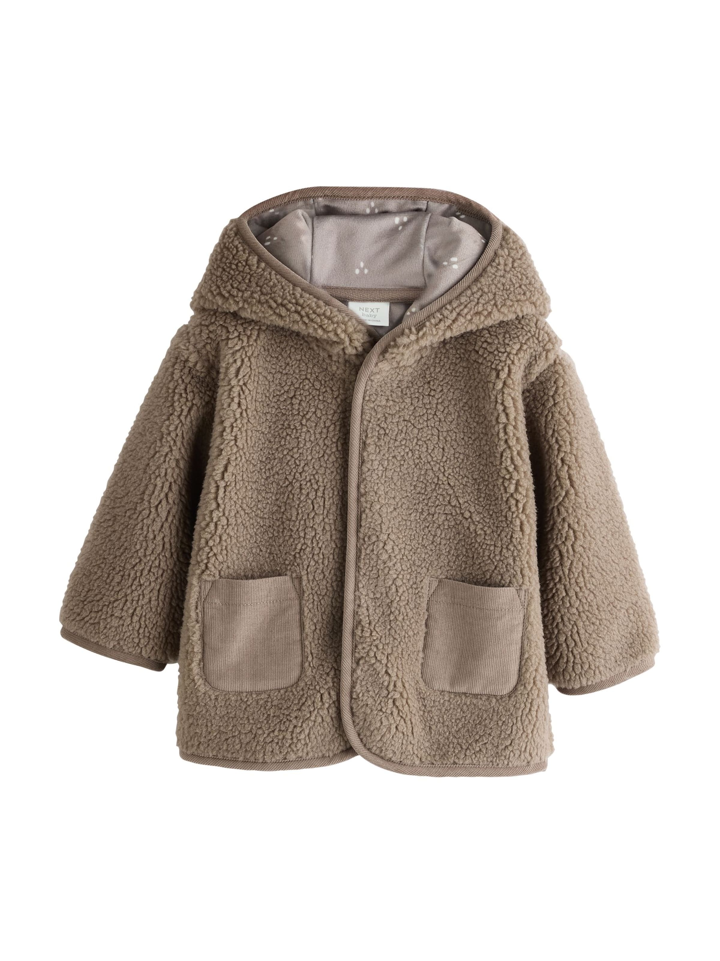 Next Prehodna jakna | rjava barva: sprednja stran