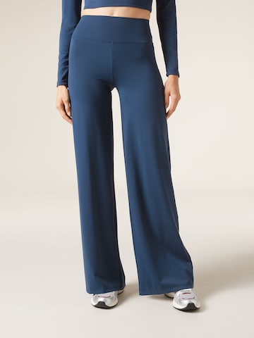 CALZEDONIA Wide Leg Leggings 'FIRST CLASS' in Blau: Vorderseite