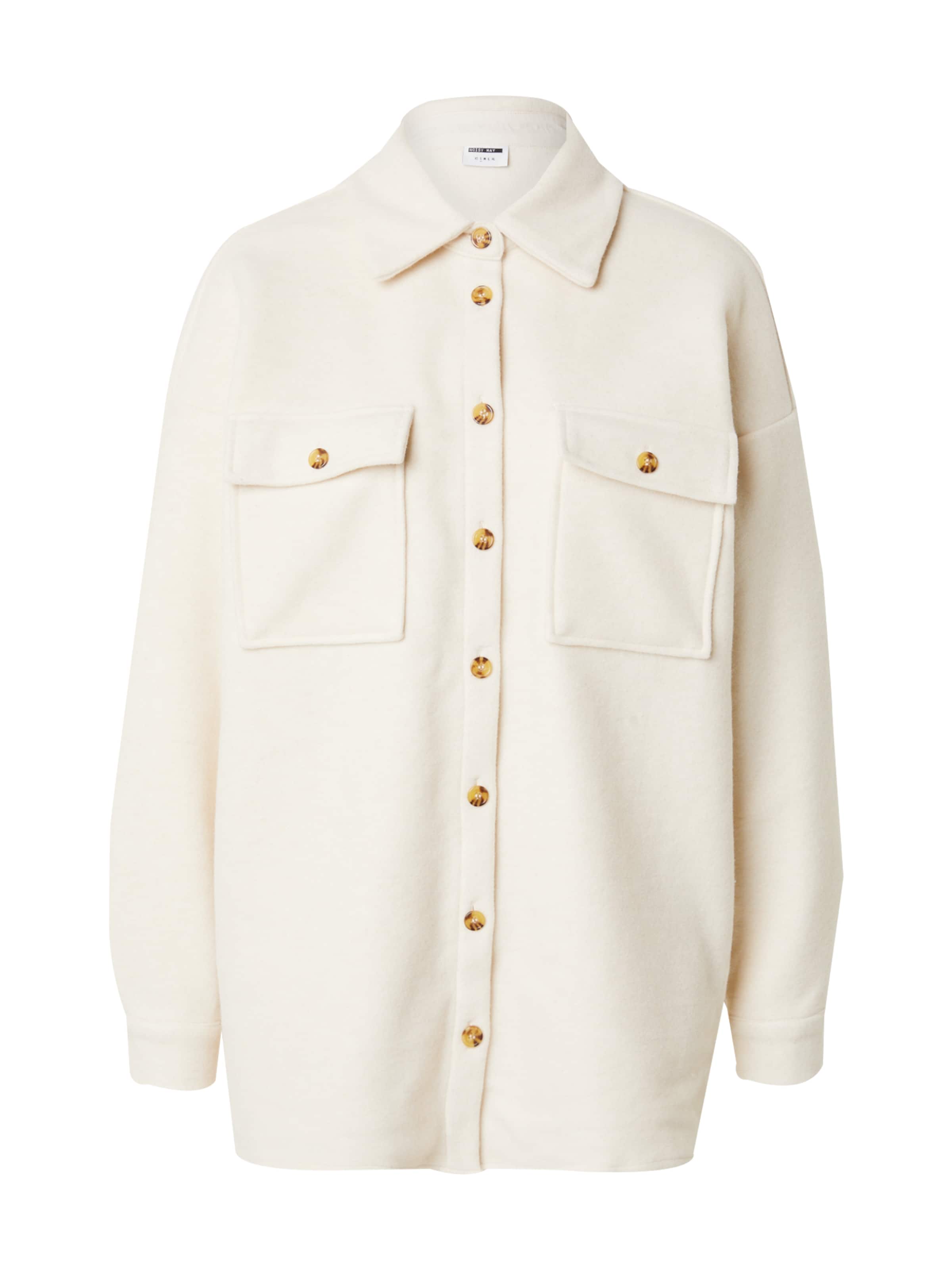 Noisy may Välikausitakki värissä valkoinen: etupuoli