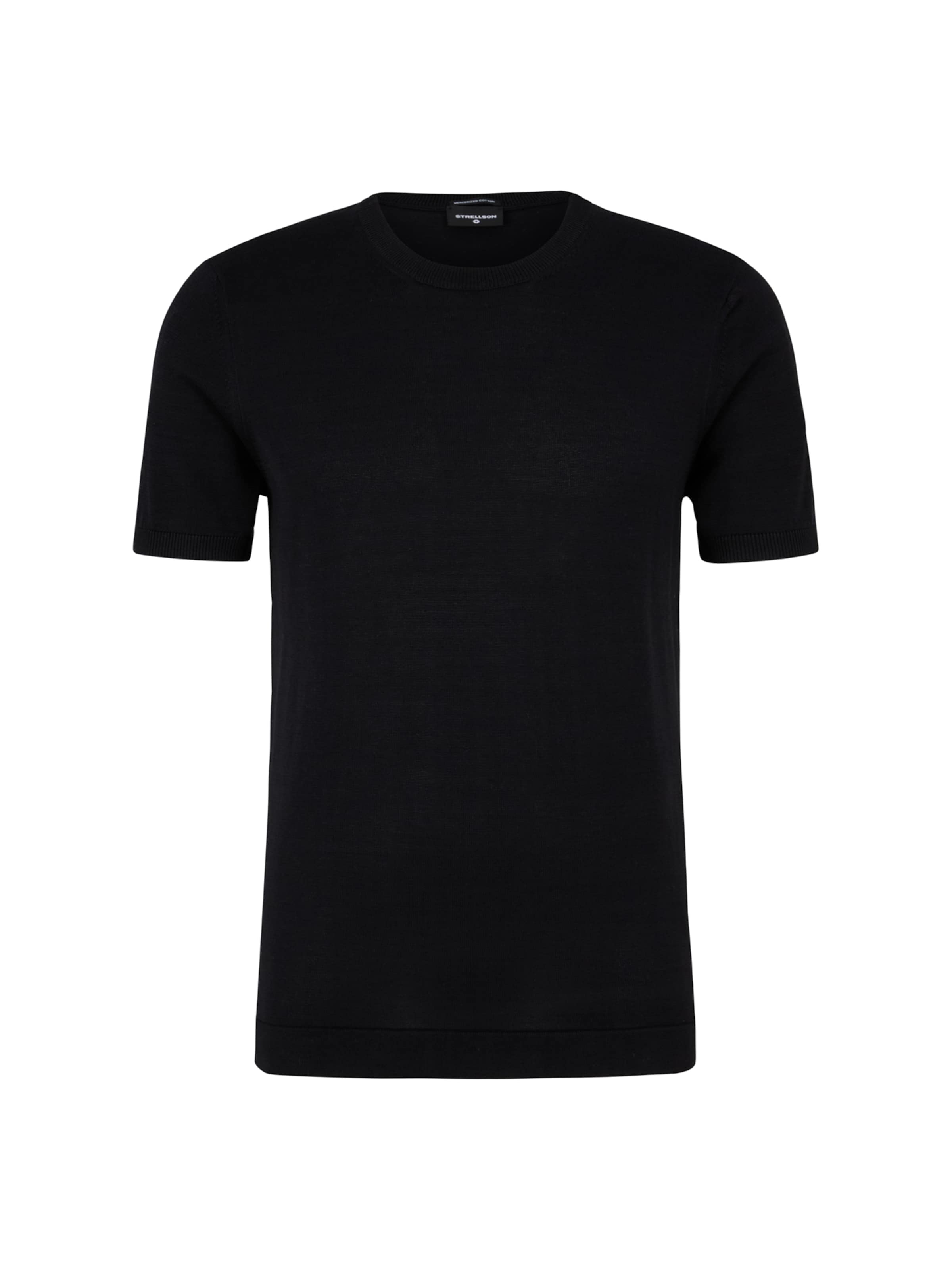 STRELLSON Pullover 'Adrian' in Schwarz: Vorderseite