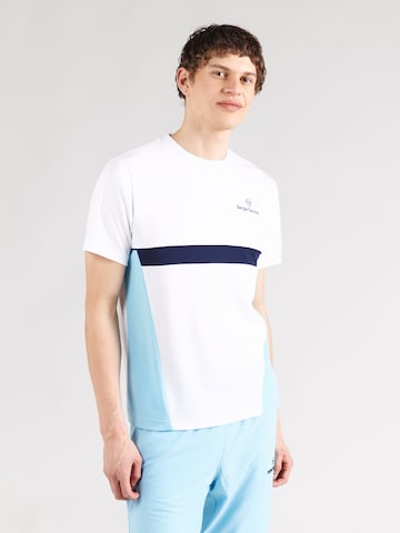 Sergio Tacchini Функциональная футболка 'Granada' в Белый: спереди