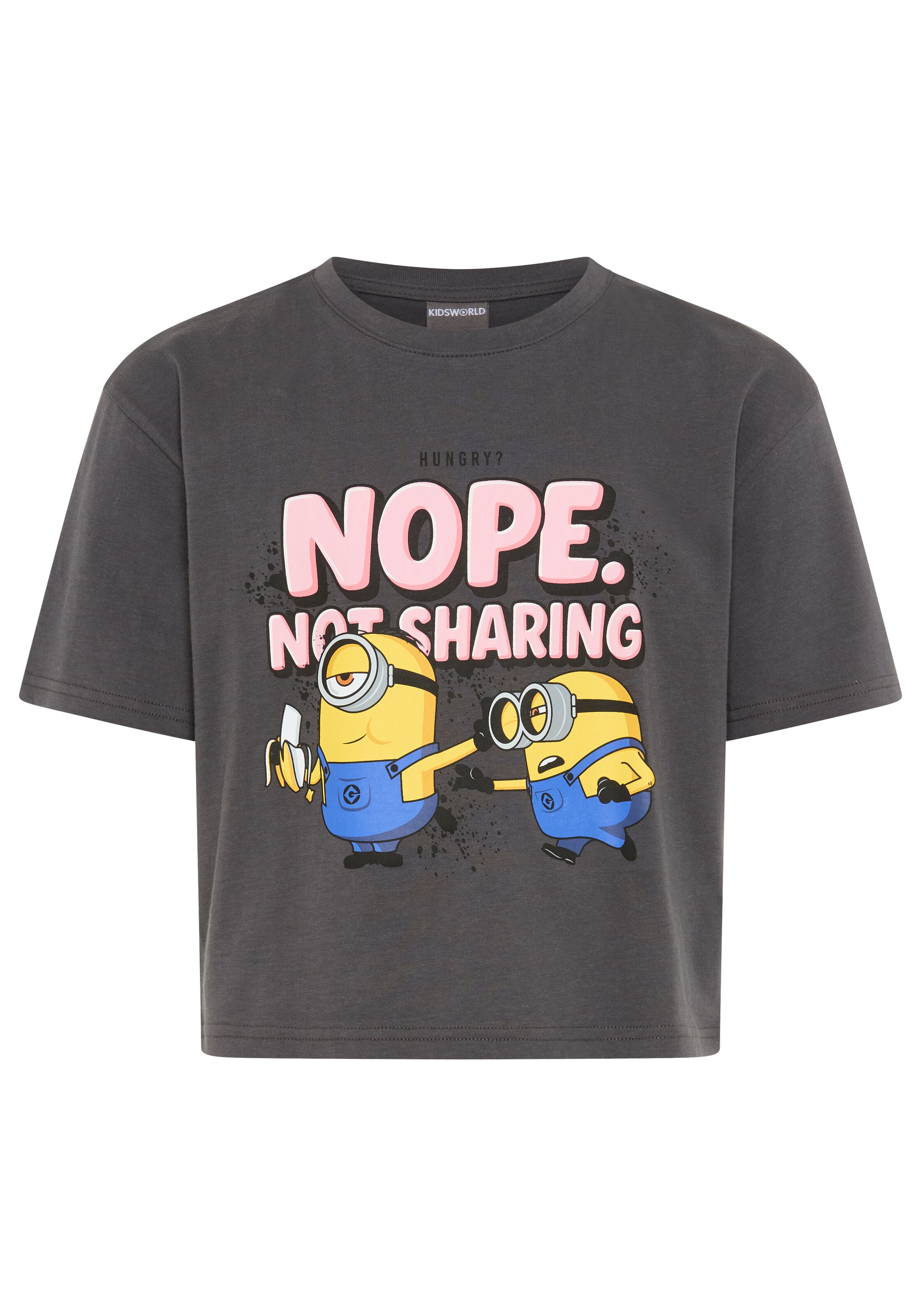 Kidsworld Shirt in Grey: front