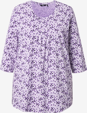 Ulla Popken Shirt in Lila: voorkant