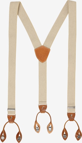 Lloyd Men's Belts Suspenders 'Heritage' in Beige: front