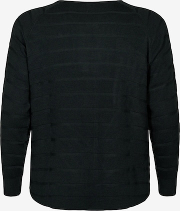 Zizzi Sweater 'MAMELIA' in Black