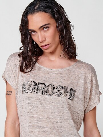 KOROSHI Póló - bézs