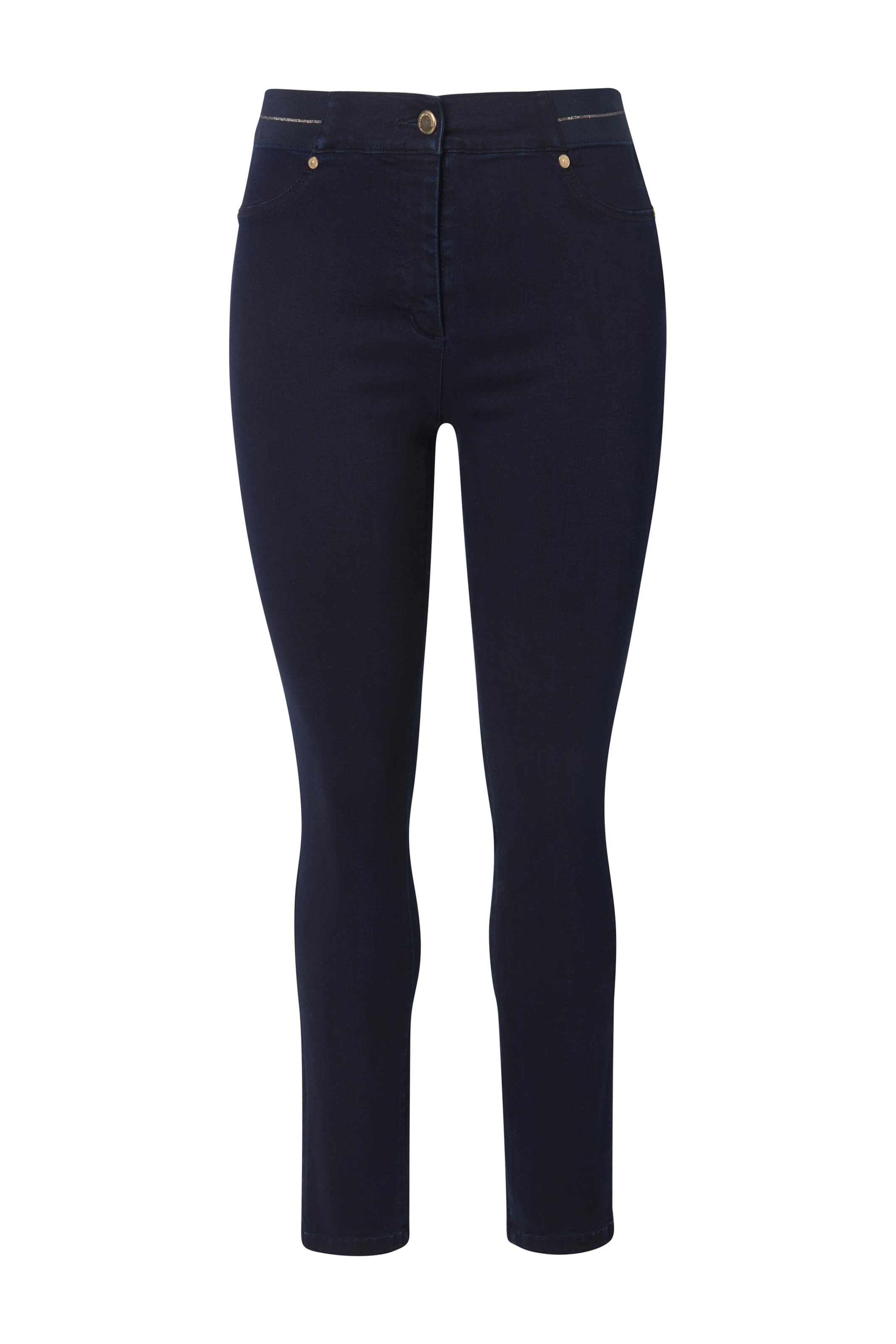 Ulla Popken Jeggings in Blauw: voorkant