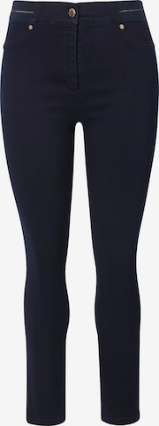 Ulla Popken Skinny Jeggings in Blauw: voorkant