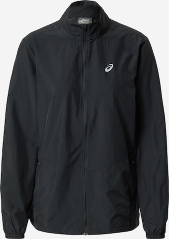 ASICS Athletic Jacket in Black: front