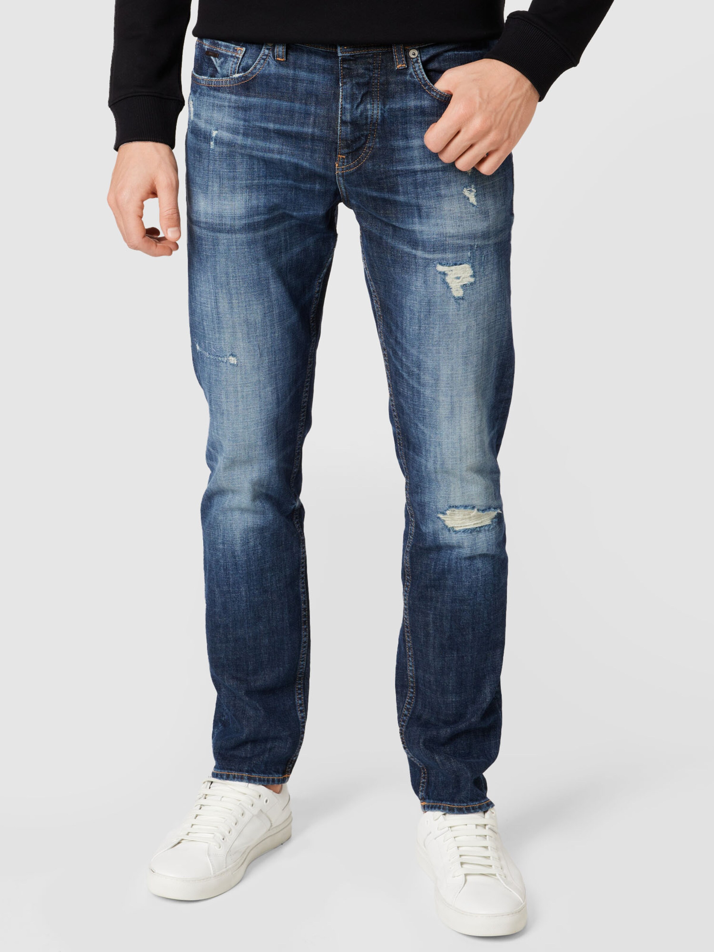 Männer Jeans BOSS Orange Jeans 'Taber' in Navy - UI48413
