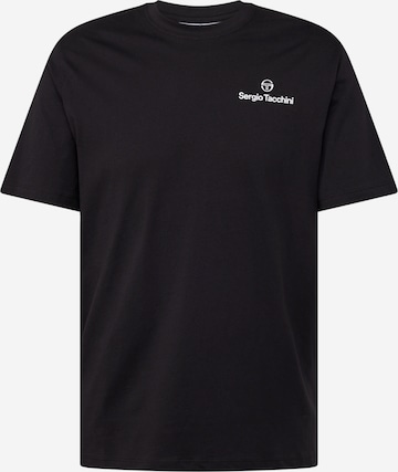 Maglietta di Sergio Tacchini in nero: frontale