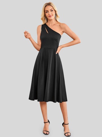 LapaPlus Cocktailjurk in Zwart