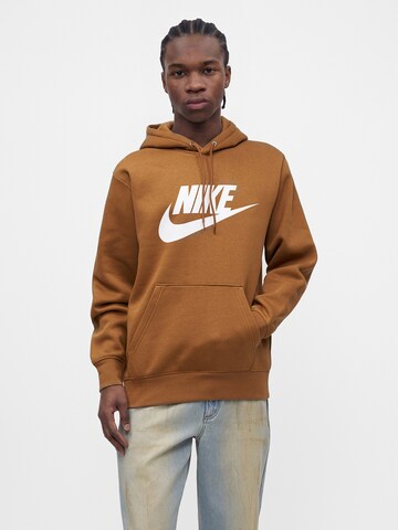Nike Sportswear Majica 'CLUB' | rjava barva