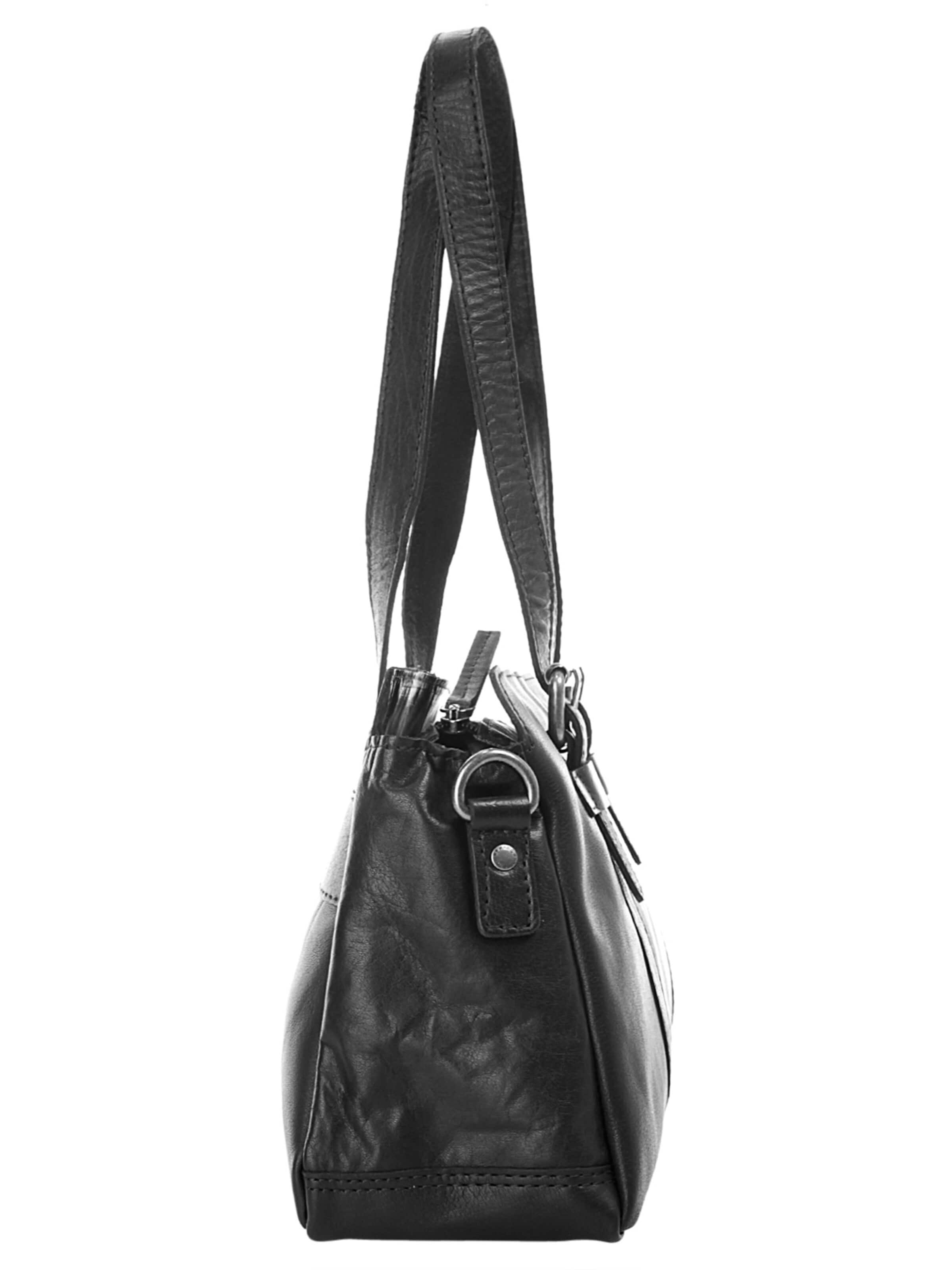 Spikes & Sparrow Handtas in Zwart