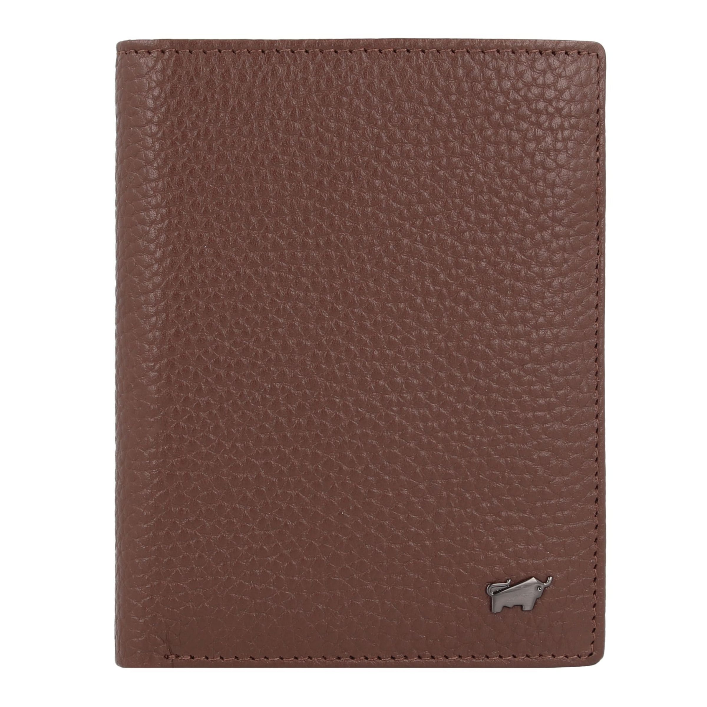 Porte-monnaies 'Theo' Braun Büffel en marron : devant