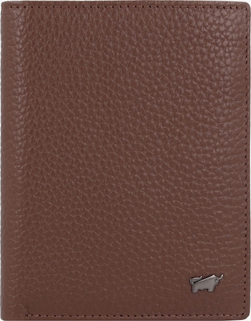 Braun Büffel Wallet 'Theo' in Brown: front