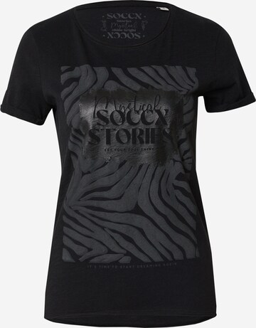 juoda Soccx Marškinėliai: priekis