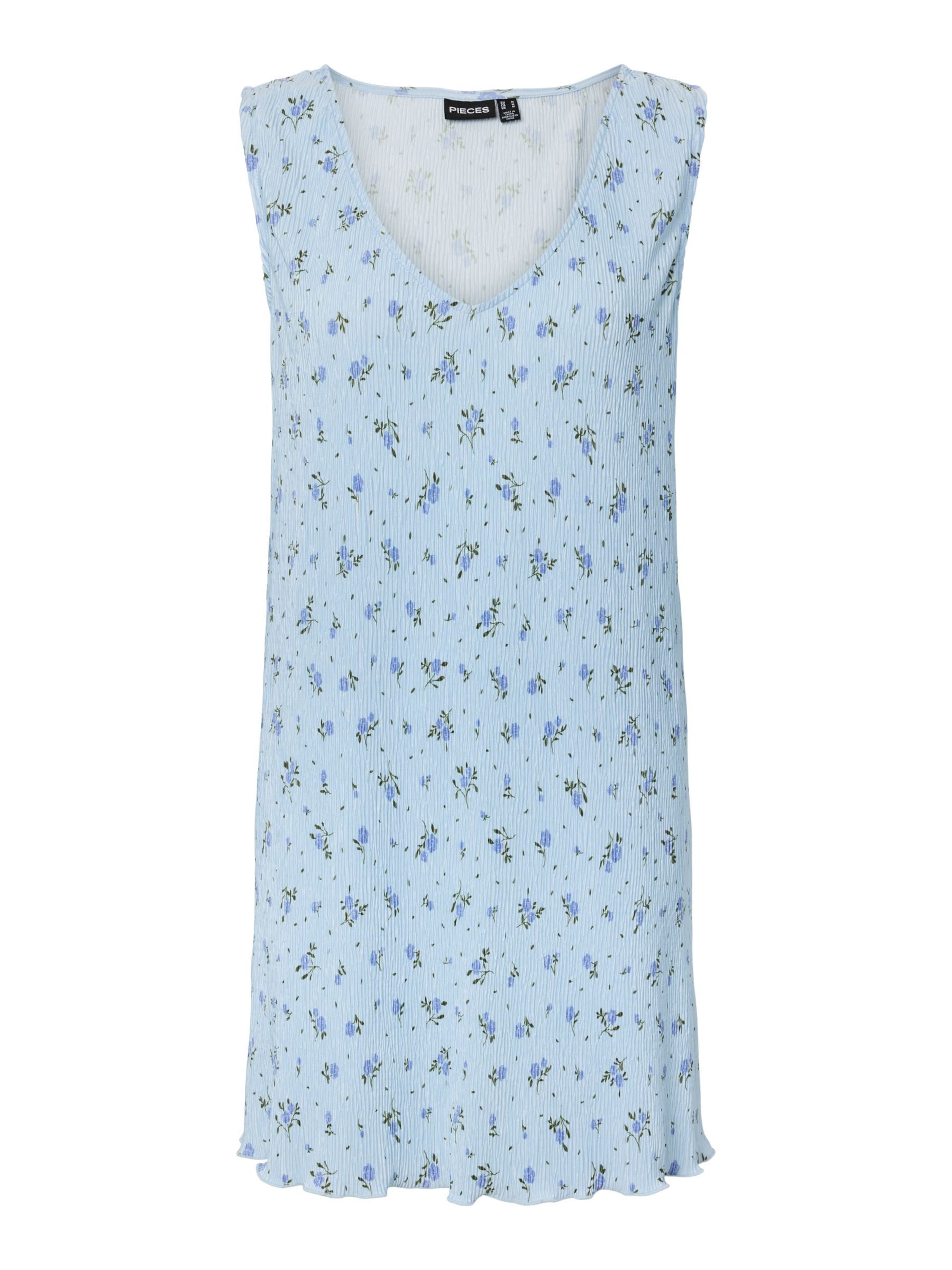 PIECES Jurk in Blauw: voorkant