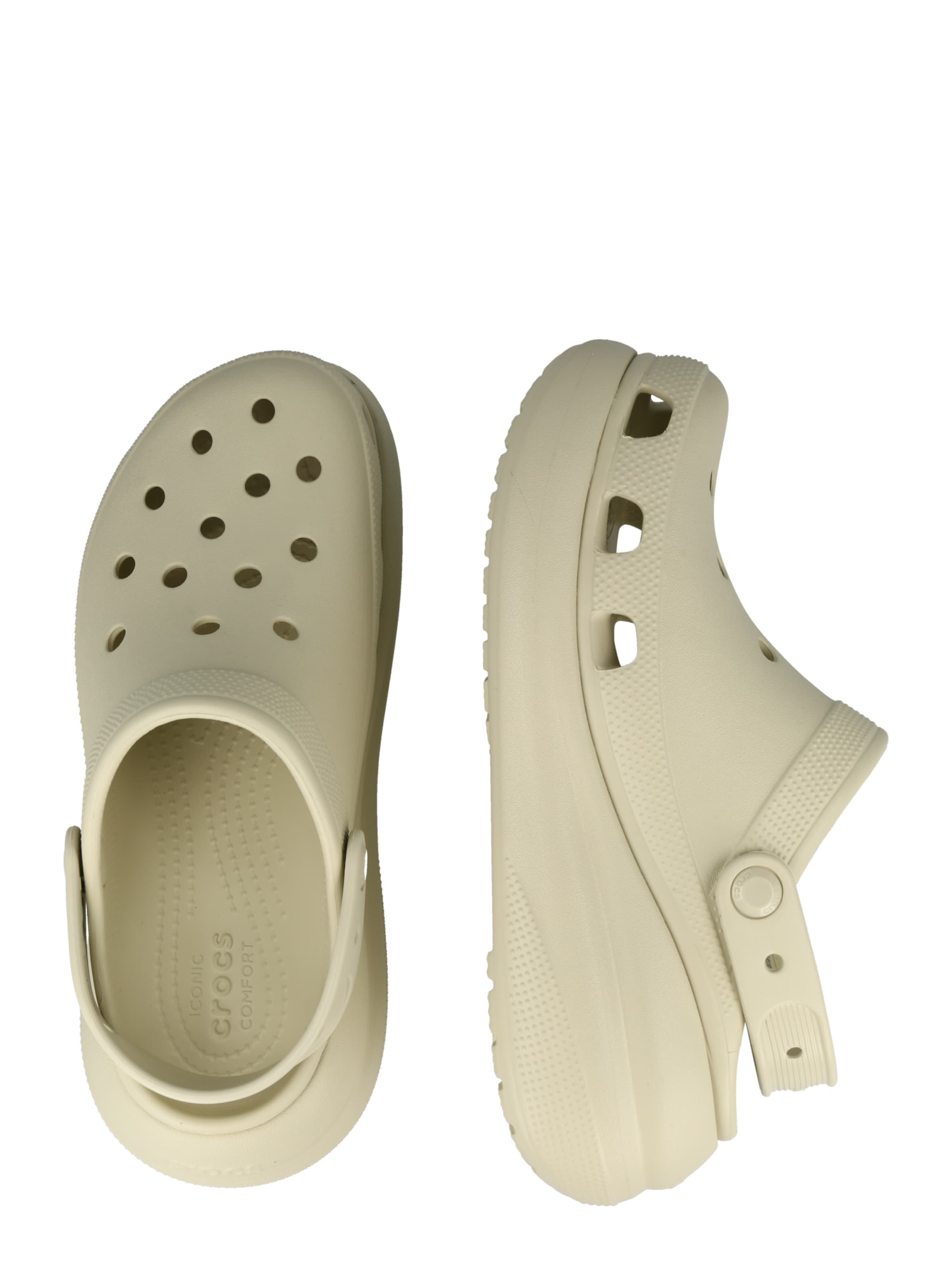 Crocs Træsko 'Classic Crush' i beige