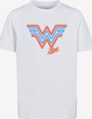 F4NT4STIC Shirt 'DC Comics Wonder Woman 84' in Wit: voorkant