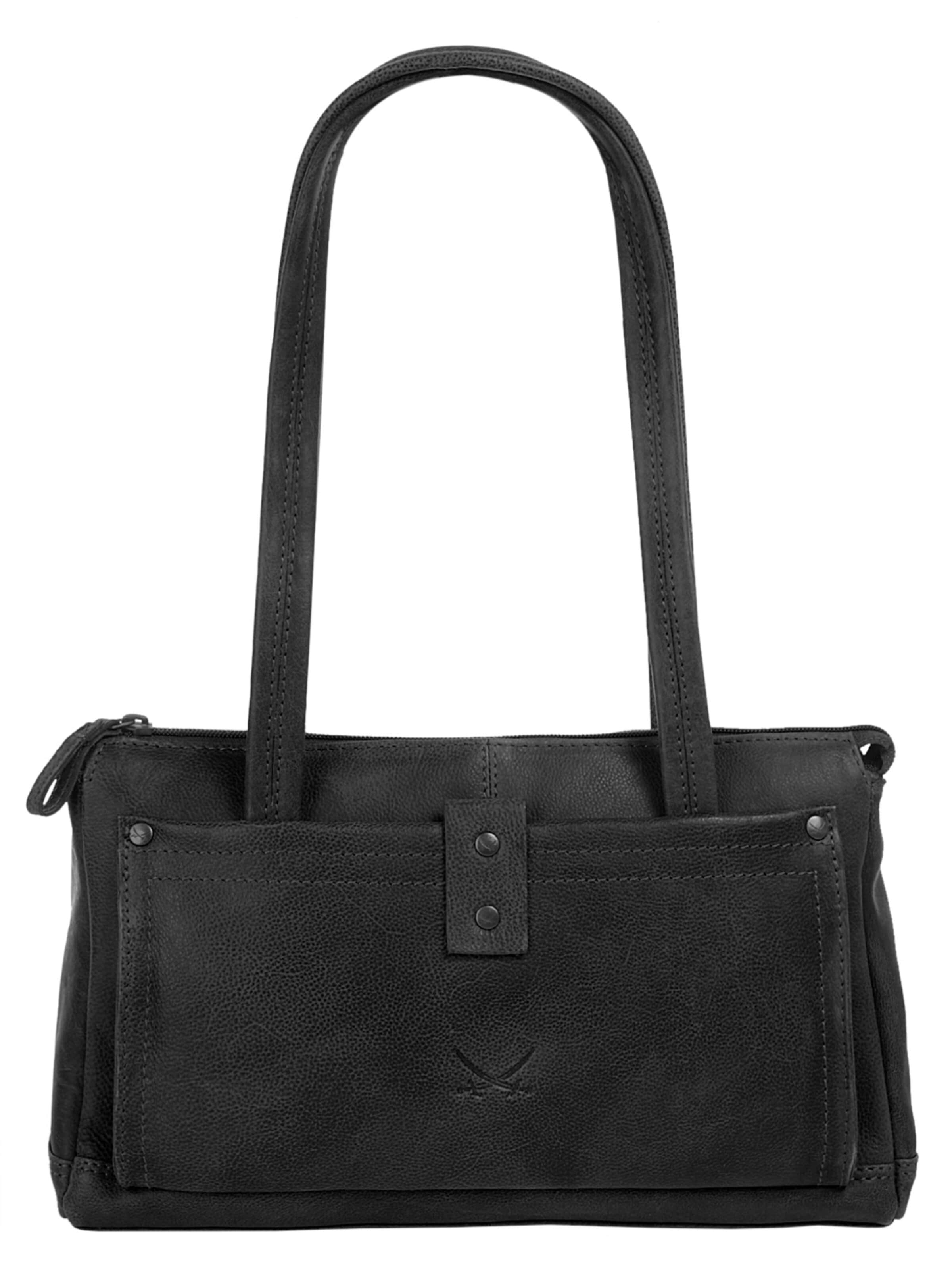 Sac à bandoulière SANSIBAR en noir : devant