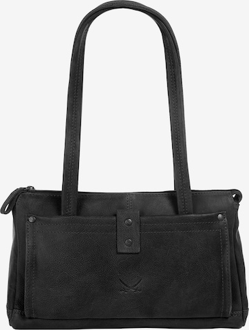 Sac à bandoulière SANSIBAR en noir : devant