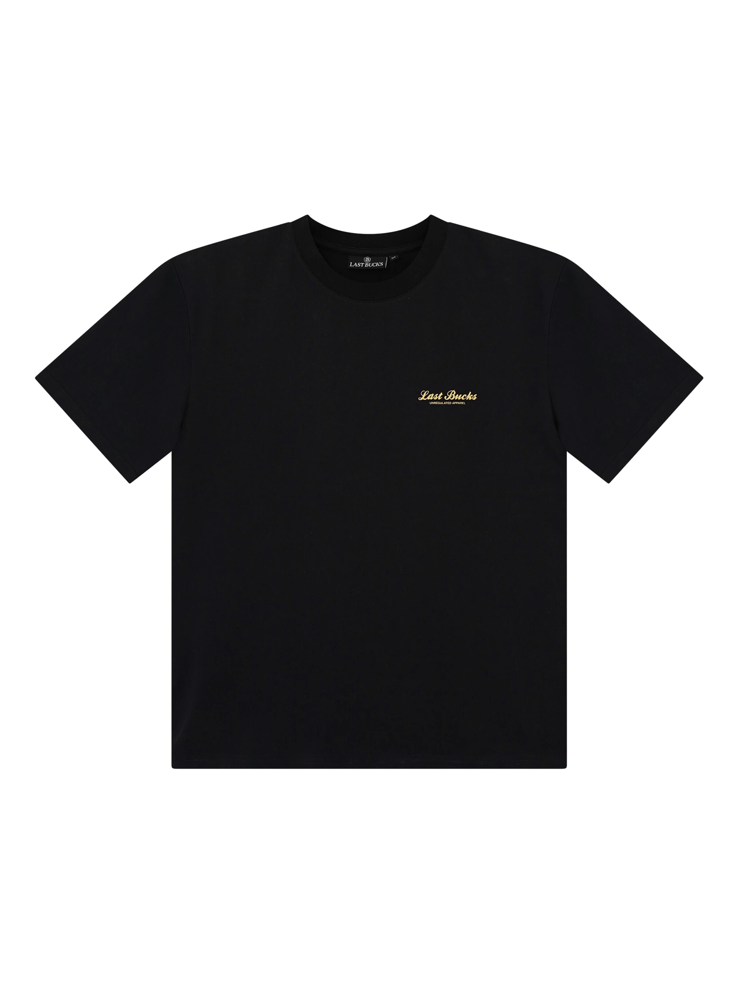 Last Bucks Shirt 'Last Bucks | The Script Tee' in Black: front