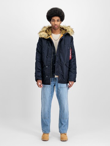 ALPHA INDUSTRIES Winter Jacket 'N3B VF 59' in Blue