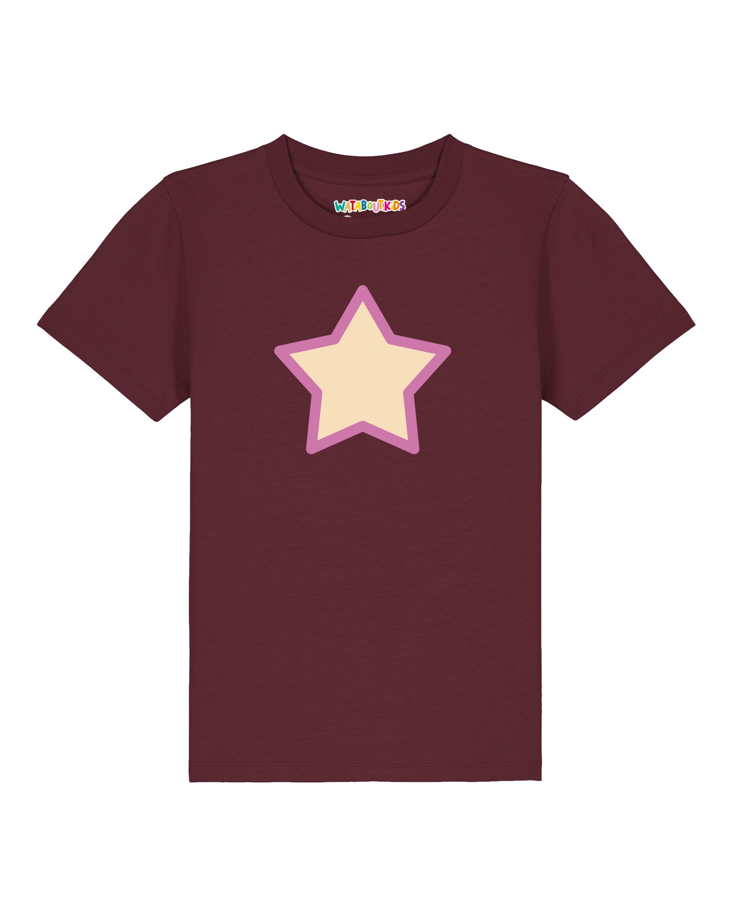 T-Shirt ' Stern ' watabout.kids en rouge : devant