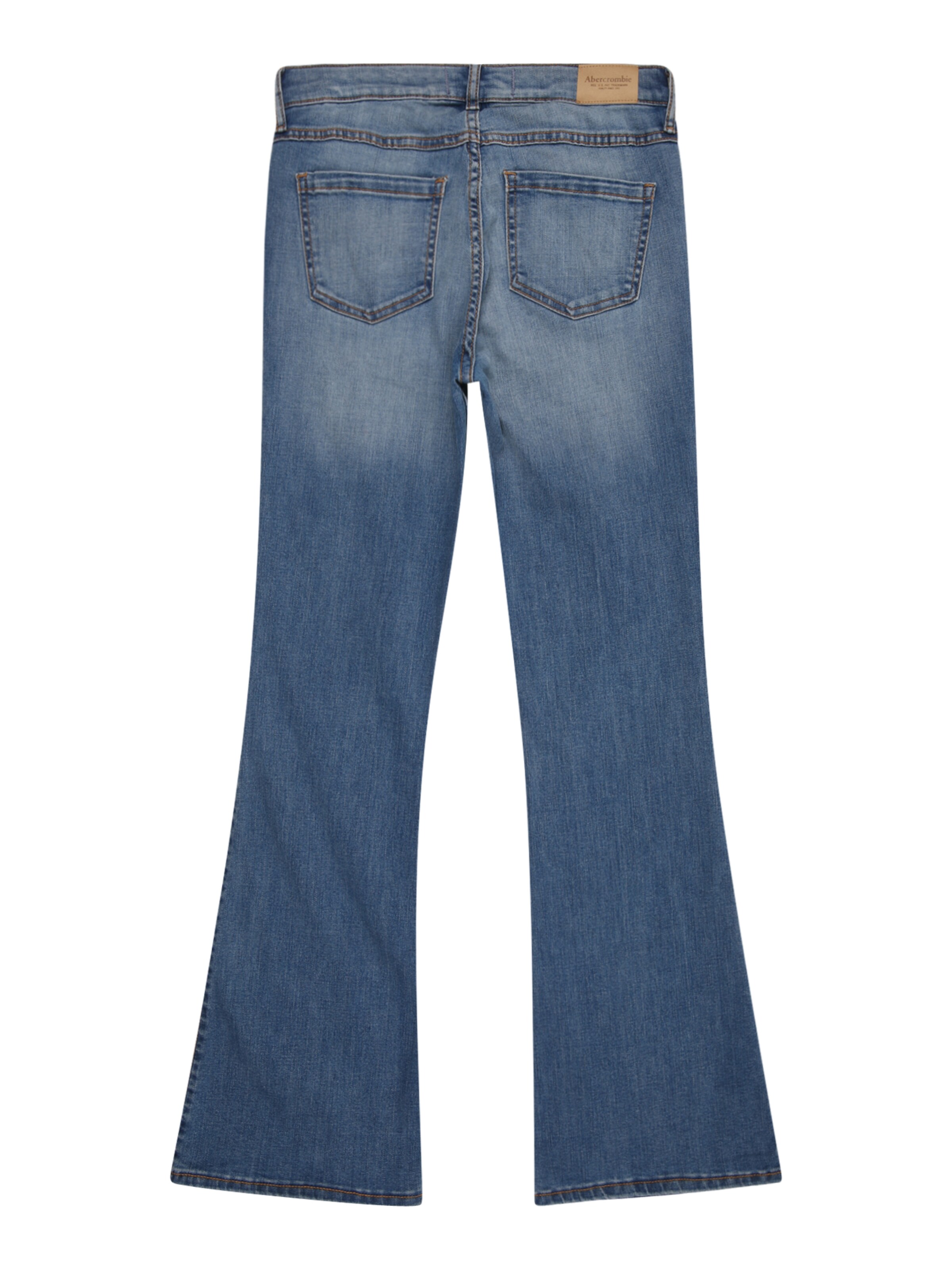 Abercrombie & Fitch Расклешенный Джинсы в Синий