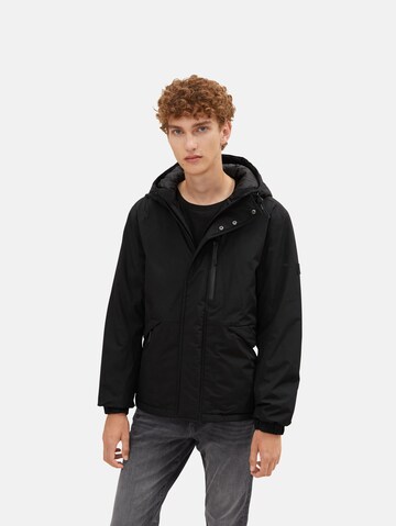 TOM TAILOR DENIM Jacke in Schwarz