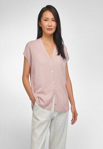 include Gebreid vest 'New Wool' in Roze: voorkant