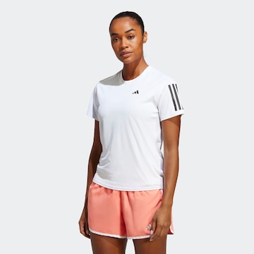 T-shirt fonctionnel 'Own the Run' ADIDAS PERFORMANCE en blanc : devant