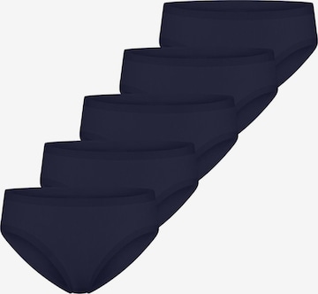 SCHIESSER Slip 'Invisible Cotton' in Blau: Vorderseite