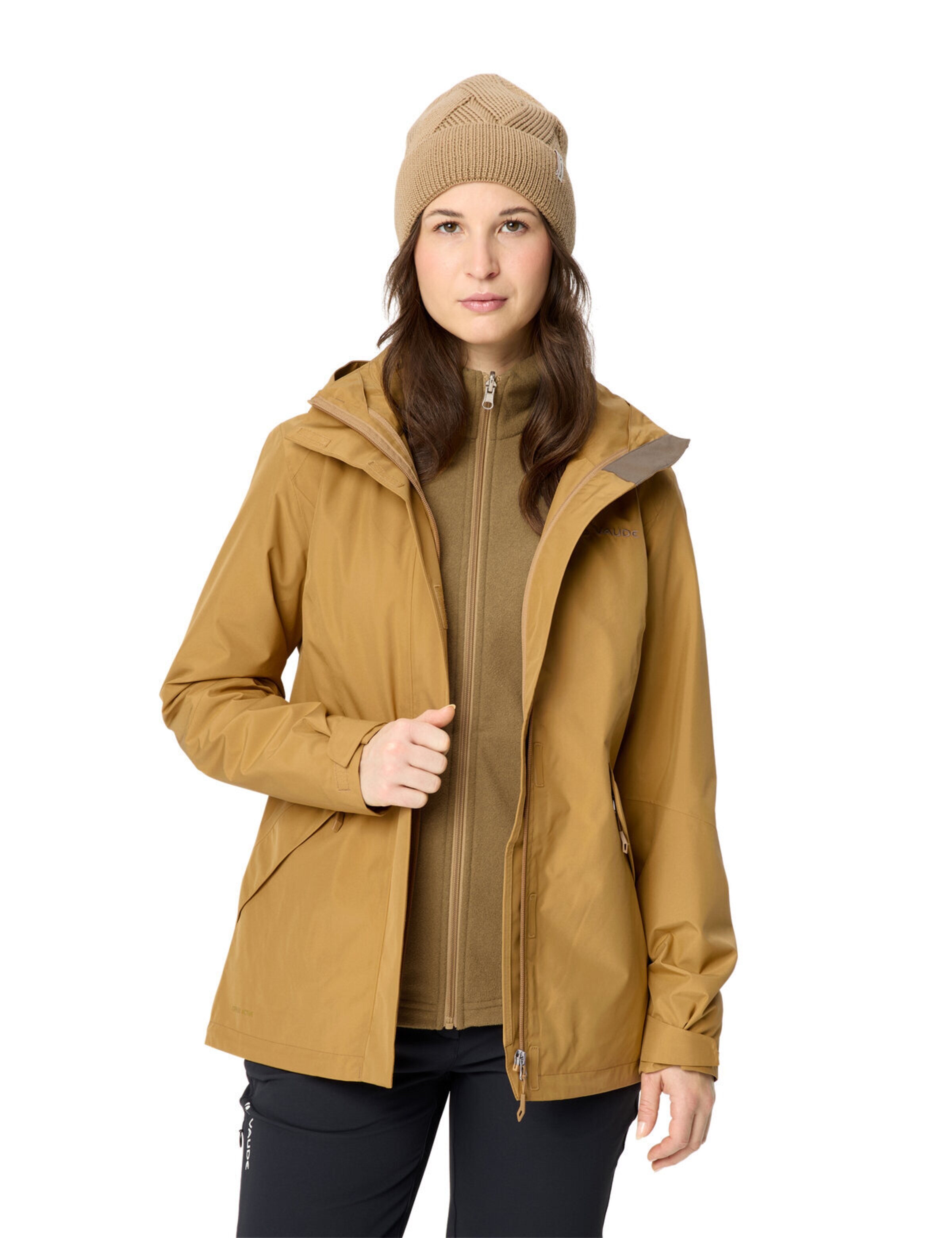 VAUDE Outdoorjacke 'Rosemoor II' in Braun